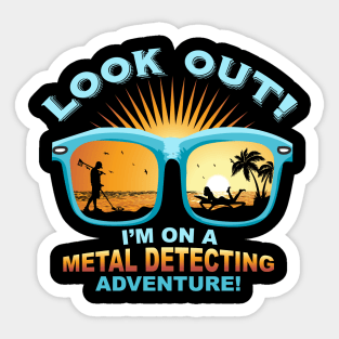 Metal Detecting Adventure Sticker